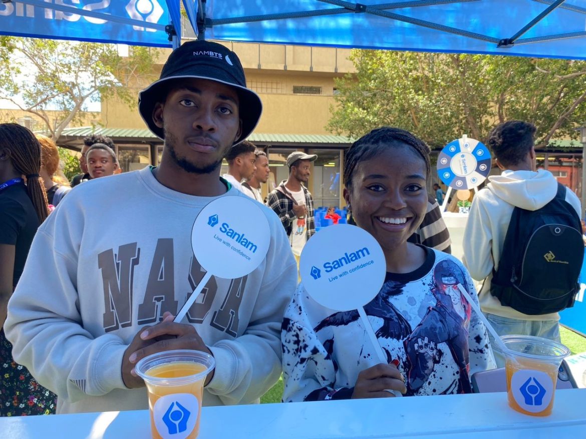 Namibian students gain insight and guidance at Sanlam/NUST Career Fair 2023.