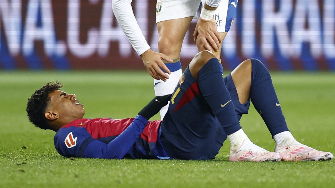 Yamal hamstring injury means nervous wait for Barcelona and Spain