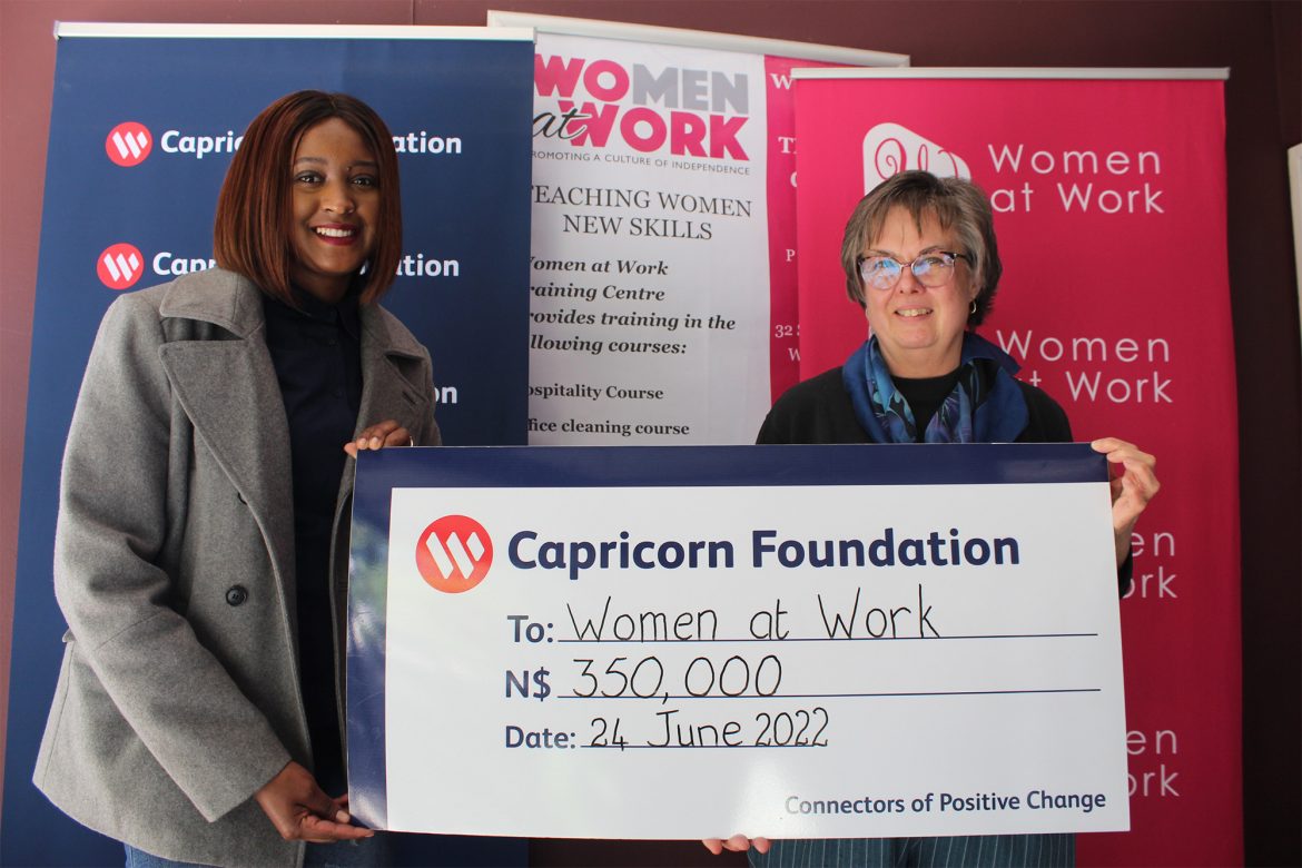 Capricorn Foundation partners with Women at Work to support youth development
