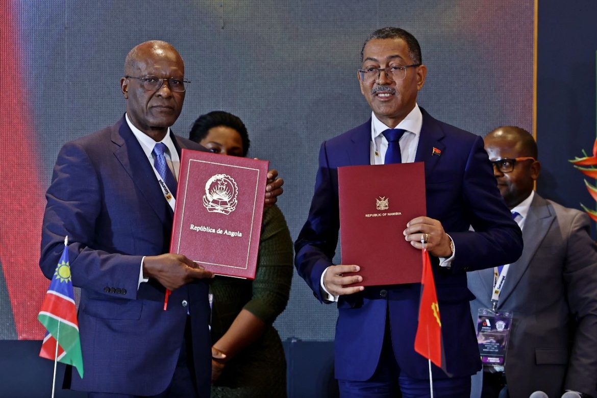 Namibia and Angola Ministries Sign Memorandum of Understanding (MoU) for Bilateral Cooperation at Angola Oil & Gas (AOG) 2022