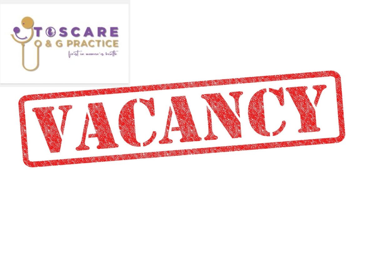VACANCY: PRACTICE ADMINISTRATOR/RECEPTIONIST