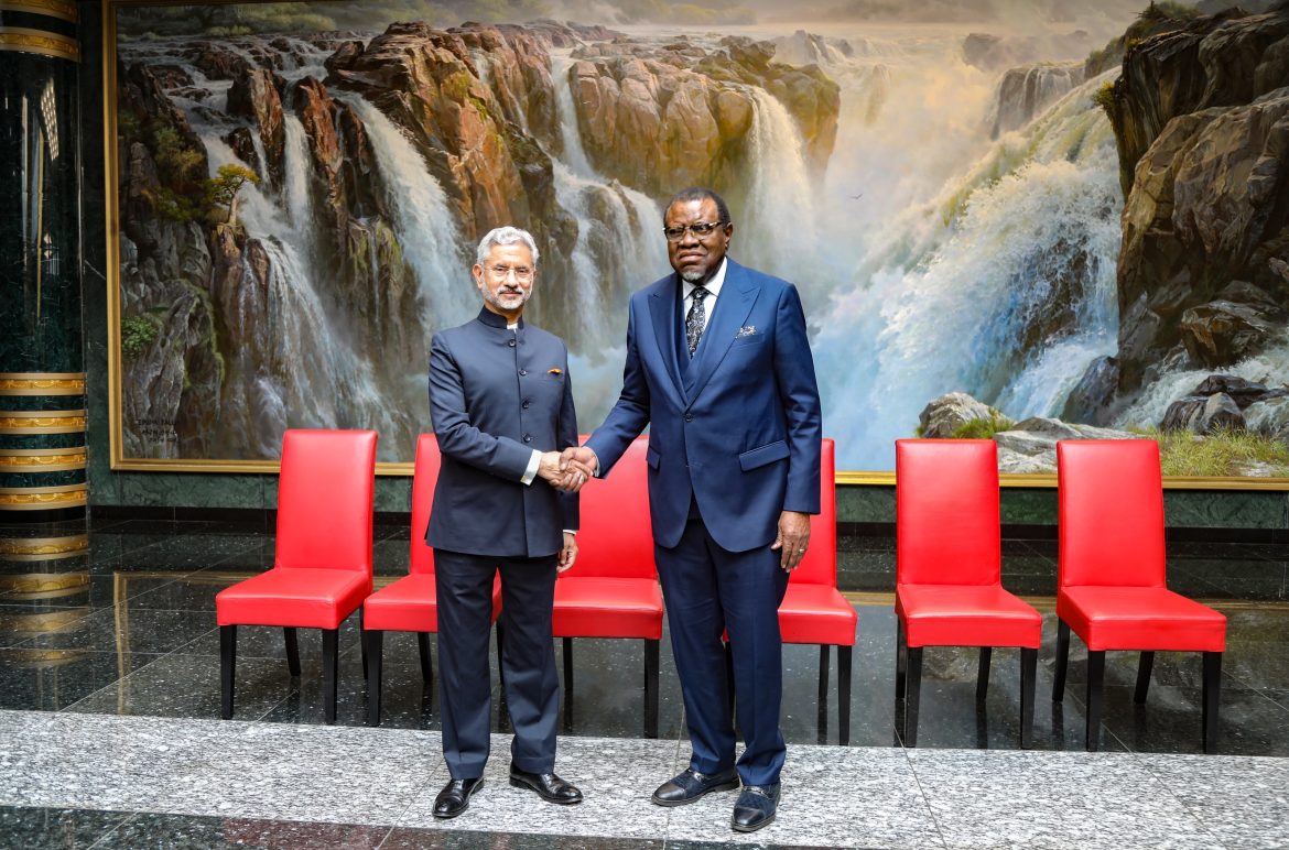 The Indian government was the first country to donate COVID-19 vaccines to Namibia