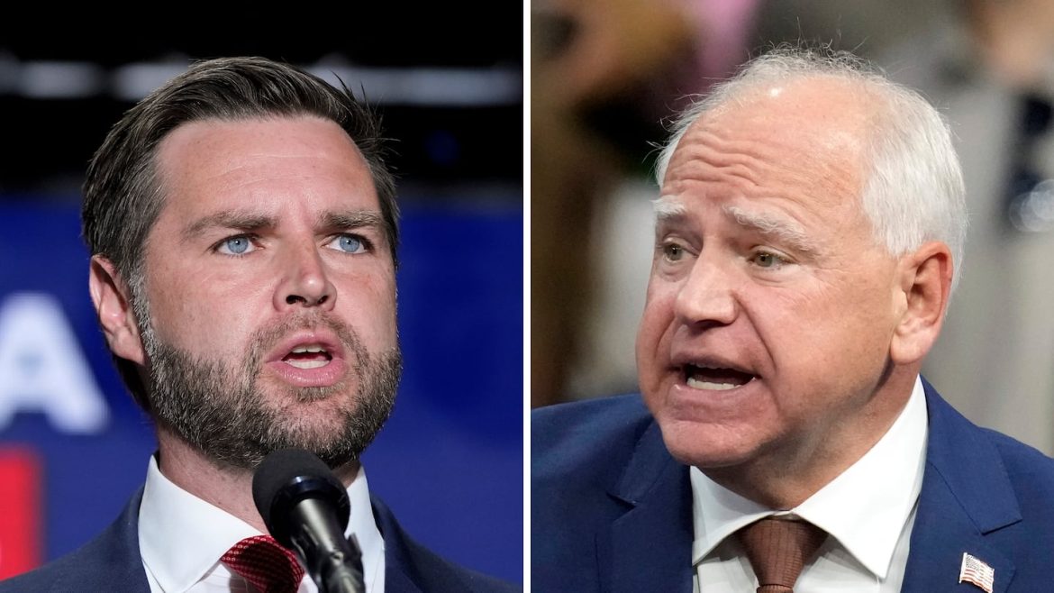 U.S. vice presidential candidates focus on policy issues in first, only debate