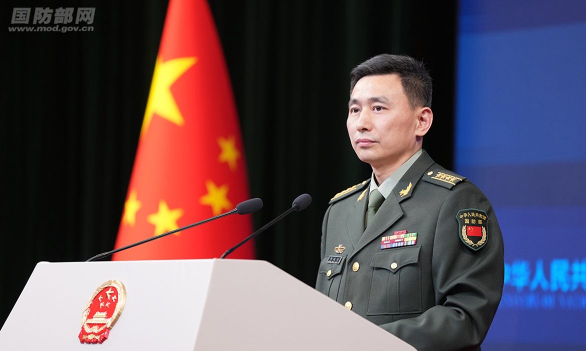 Chinese defense ministry urges U.S. to stop deceiving American, global people