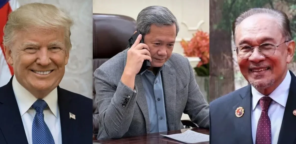 Cambodian PM holds phone talks with U.S. president on Cambodian-Thai border conflict