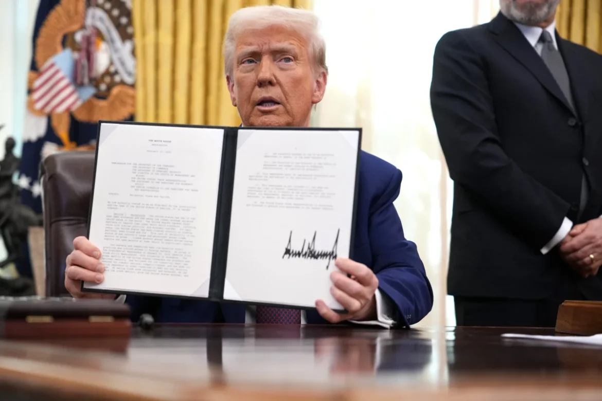 Trump signs order for global 10-percent tariff