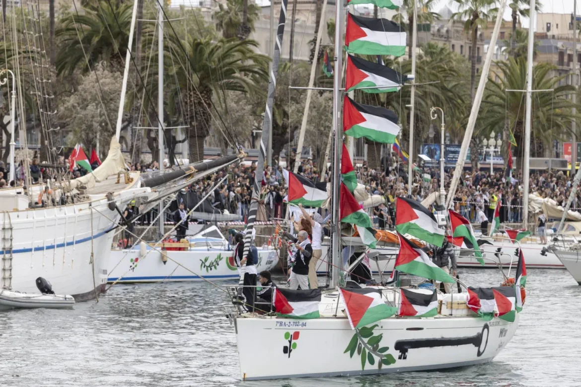 French FM condemns treatment of Gaza flotilla activists after Israeli minister releases video showing detainees shackled