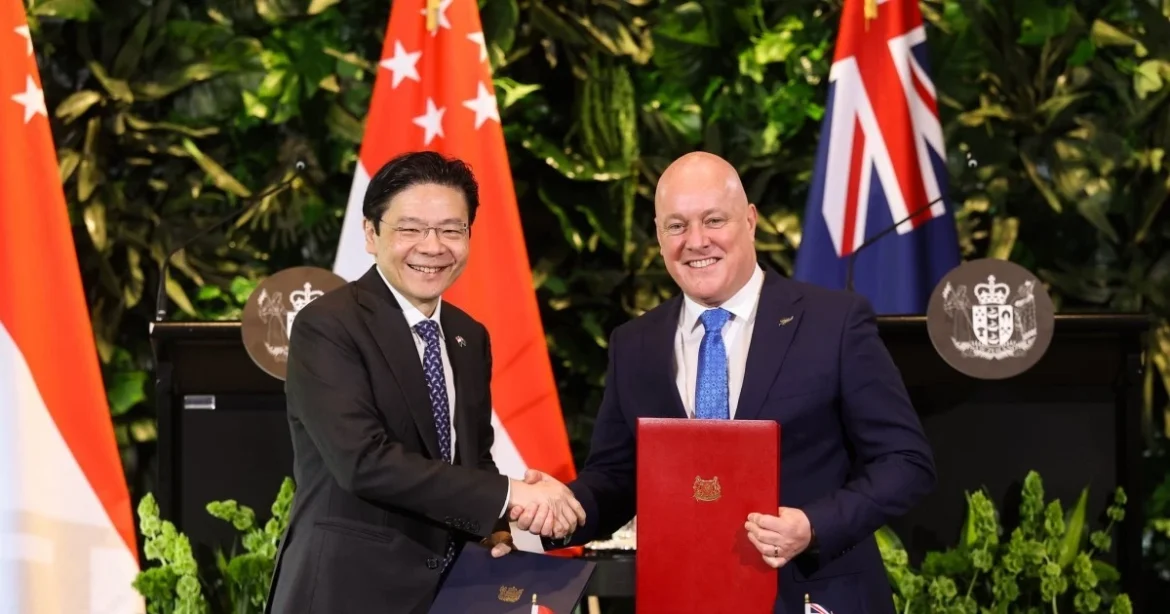 New Zealand, Singapore sign pact to safeguard fuel, food supplies