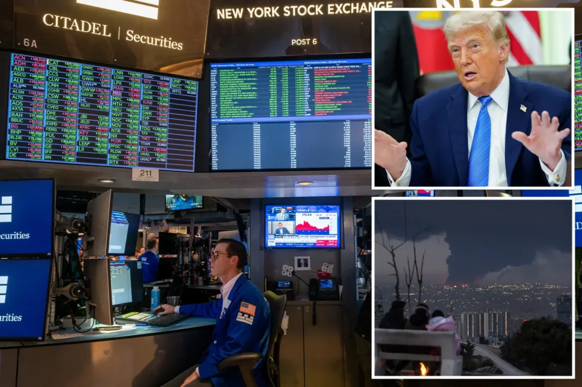 U.S. stocks rebound after Trump calls off strikes on Iran