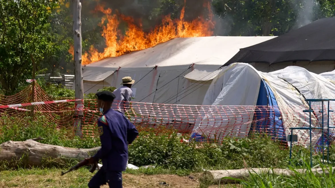 Humanitarian workers evacuated after violence erupts at DR Congo’s Ebola treatment center