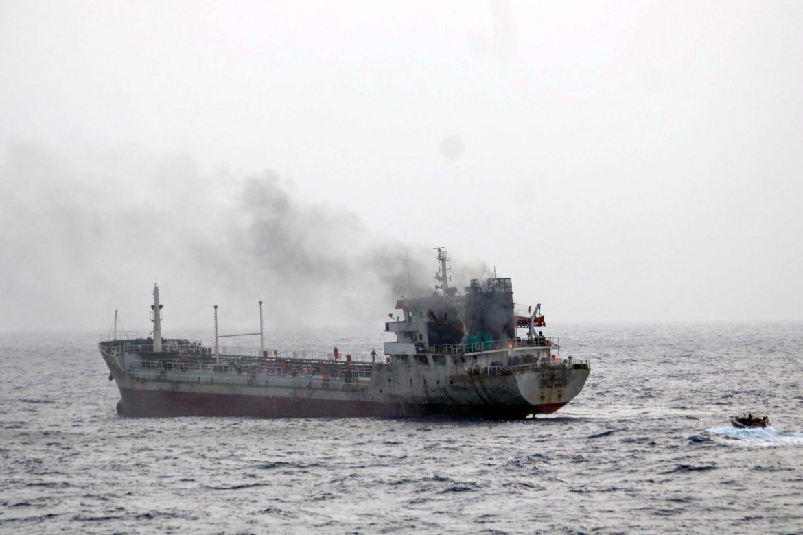 Oman evacuates 27 after attack on vessel off Musandam leaves 1 dead