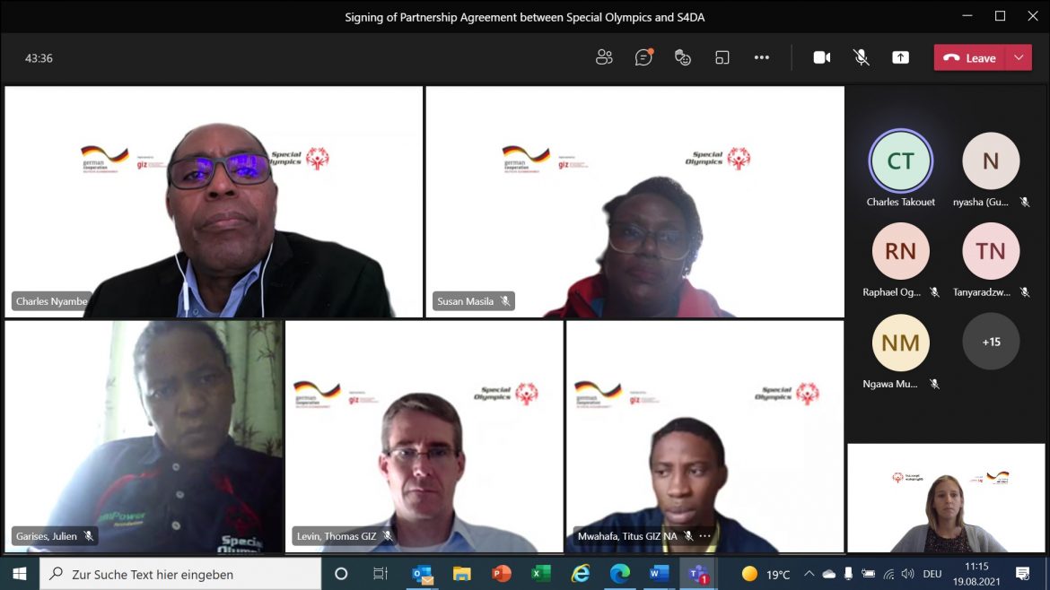 Sport for Development in Africa (GIZ S4DA) and Special Olympics partner for inclusion