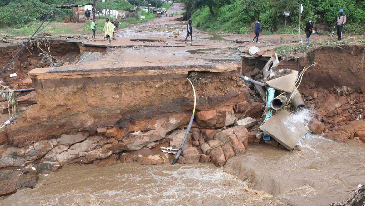 S. African rescue team search for missing people after heavy rains killed 306