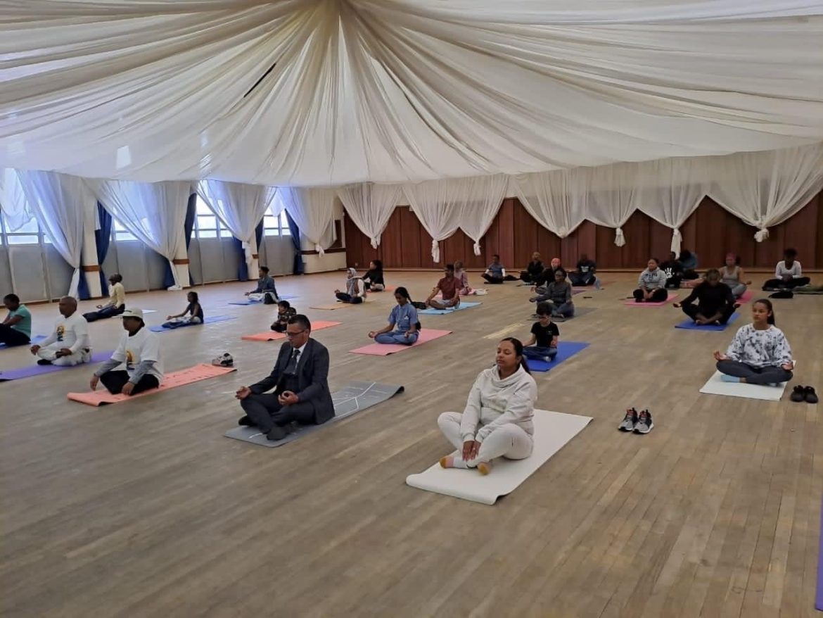 Walvis Bay celebrates International Day of Yoga 2022