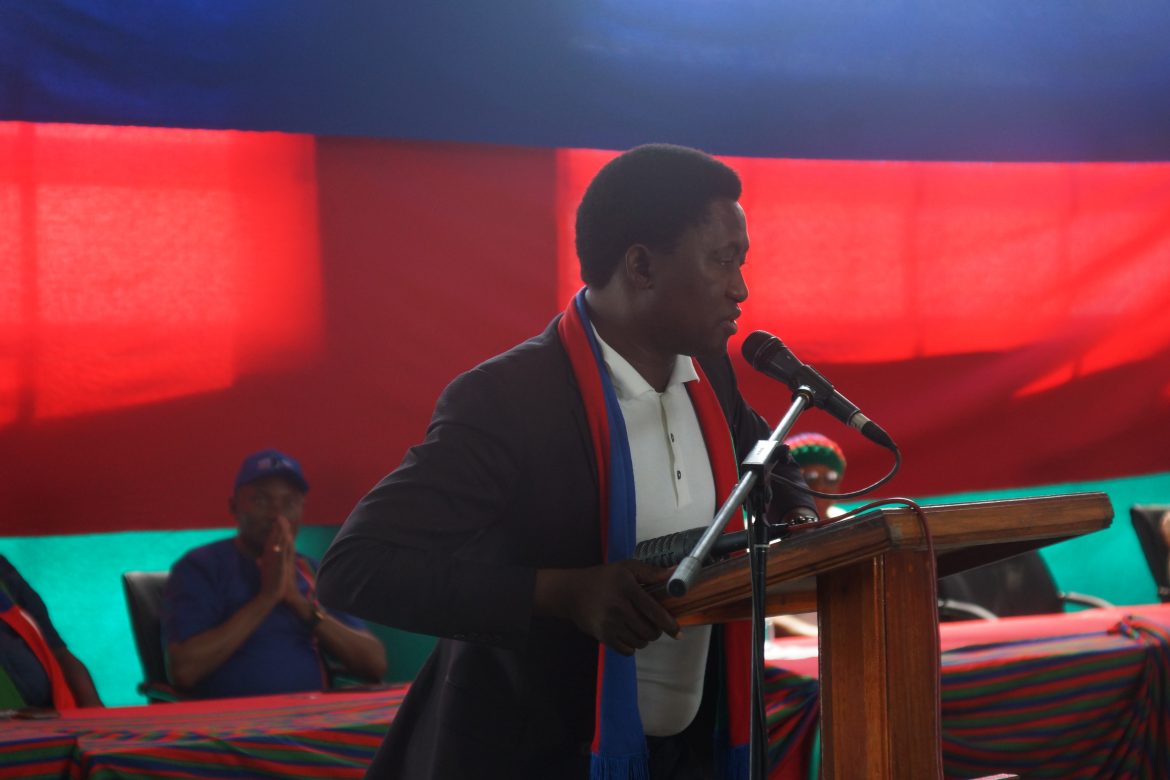 Amukwiyu calls for discipline at the congress