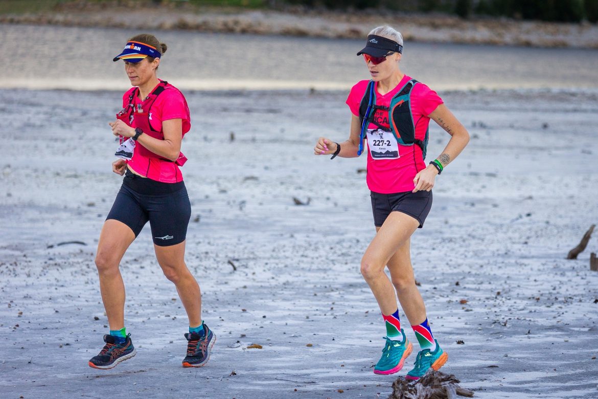 Nam Power wins Women’s Team Stage Three at the PICKLE JUICE AFRICANX TRAILRUN