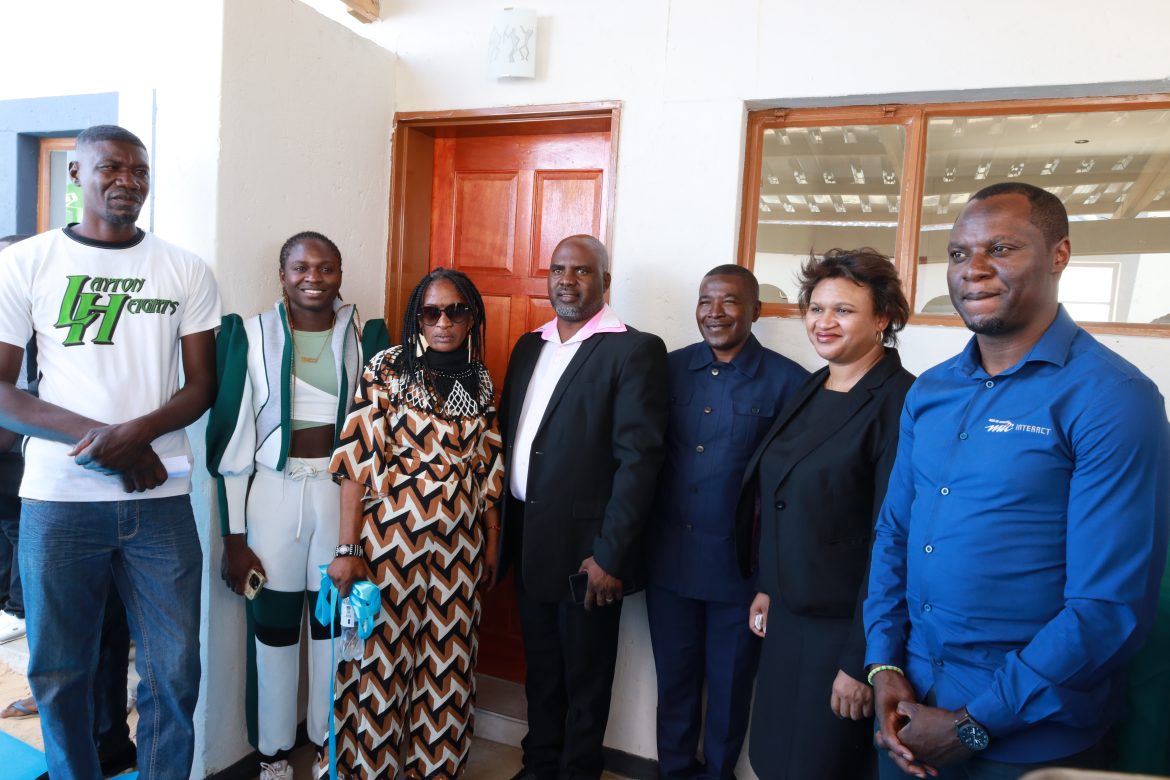 Christine Mboma and Beatrice Masilingi Receive New Homes Courtesy of MTC and Nedbank Namibia.