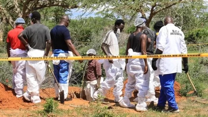 Cult leader arrested in Kenya after police discover 47 bodies in shallow graves