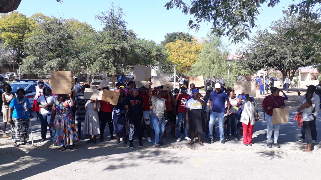 Residents of Otjiwarongo’s Single Quarters Protest Against Municipality Plan to Decongest the Camps