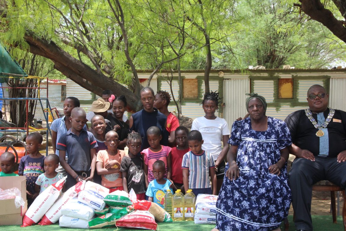 Windhoek Deputy Mayor Uplifts Megameno Orphanage with N$6,000 Food Donation