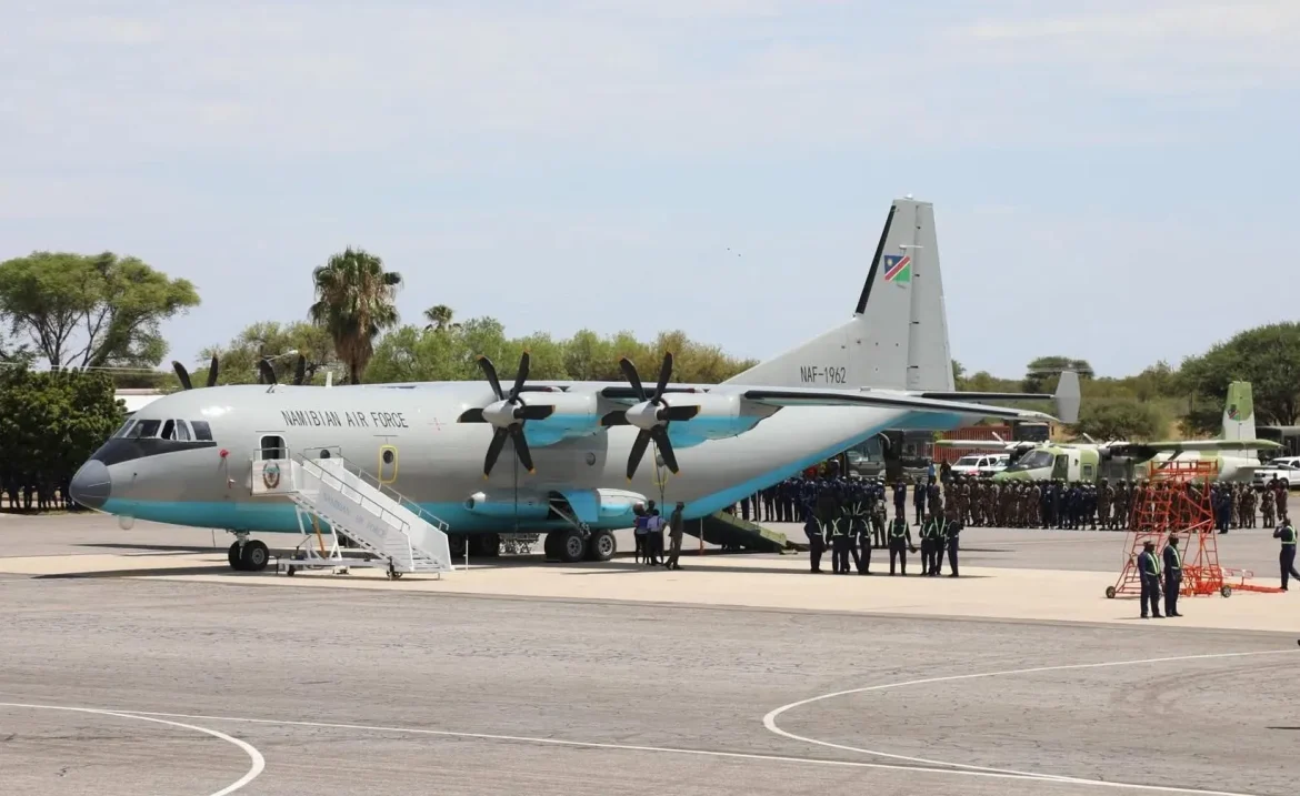 China’s Y-9E Makes International Debut in Namibia