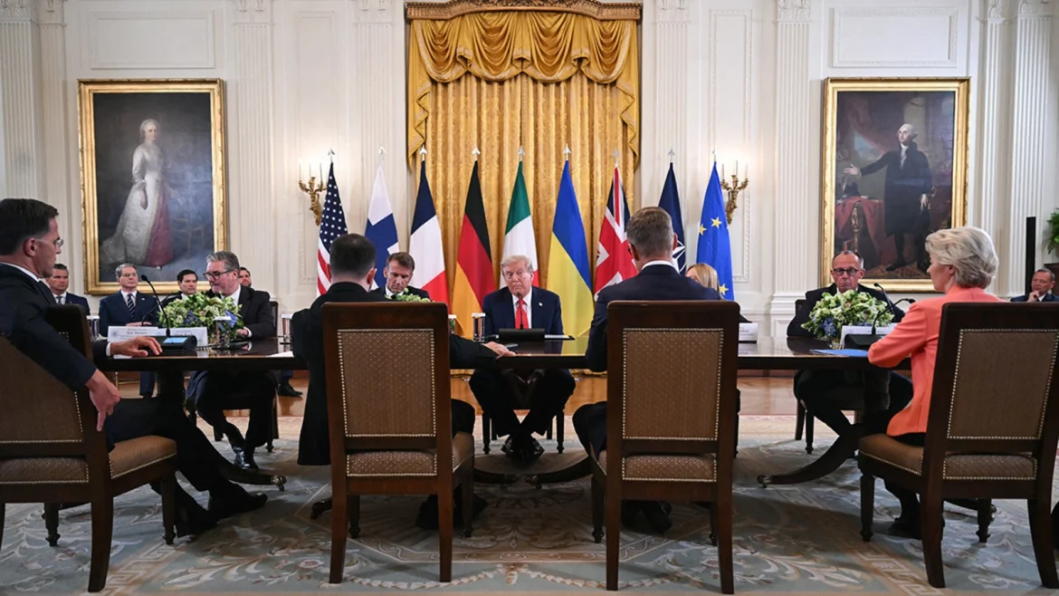What did Trump, Zelensky and European leaders talk about at White House?