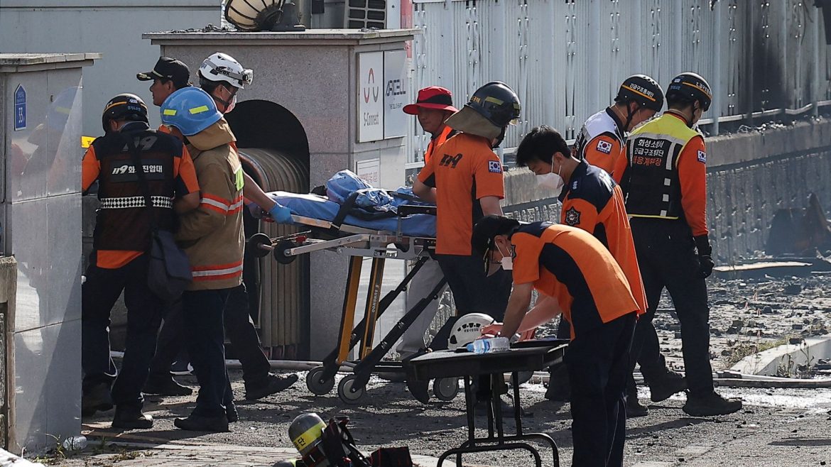 22 injured as gas leaks in S. Korea’s chip-making plant