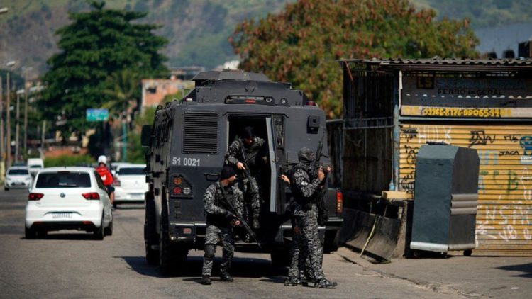 At least 64 killed in huge police operation in Rio de Janeiro favelas