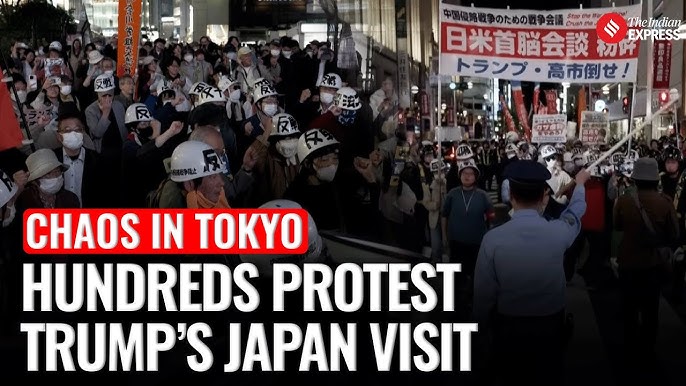 Protesters in Tokyo rally against Japan-U.S. summit meeting