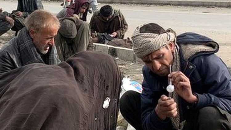 Afghan police round up 126 drug addicts for rehabilitation
