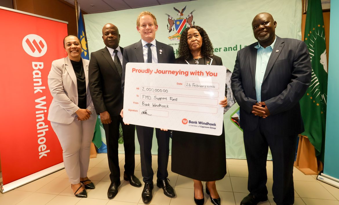 Bank Windhoek Pledges N$2 Million to Strengthen Namibia’s  Fight Against Foot-and-Mouth Disease