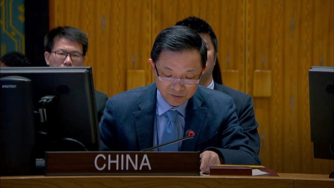 Chinese envoy urges U.S., Israel to cease military operations to prevent further deterioration of situation