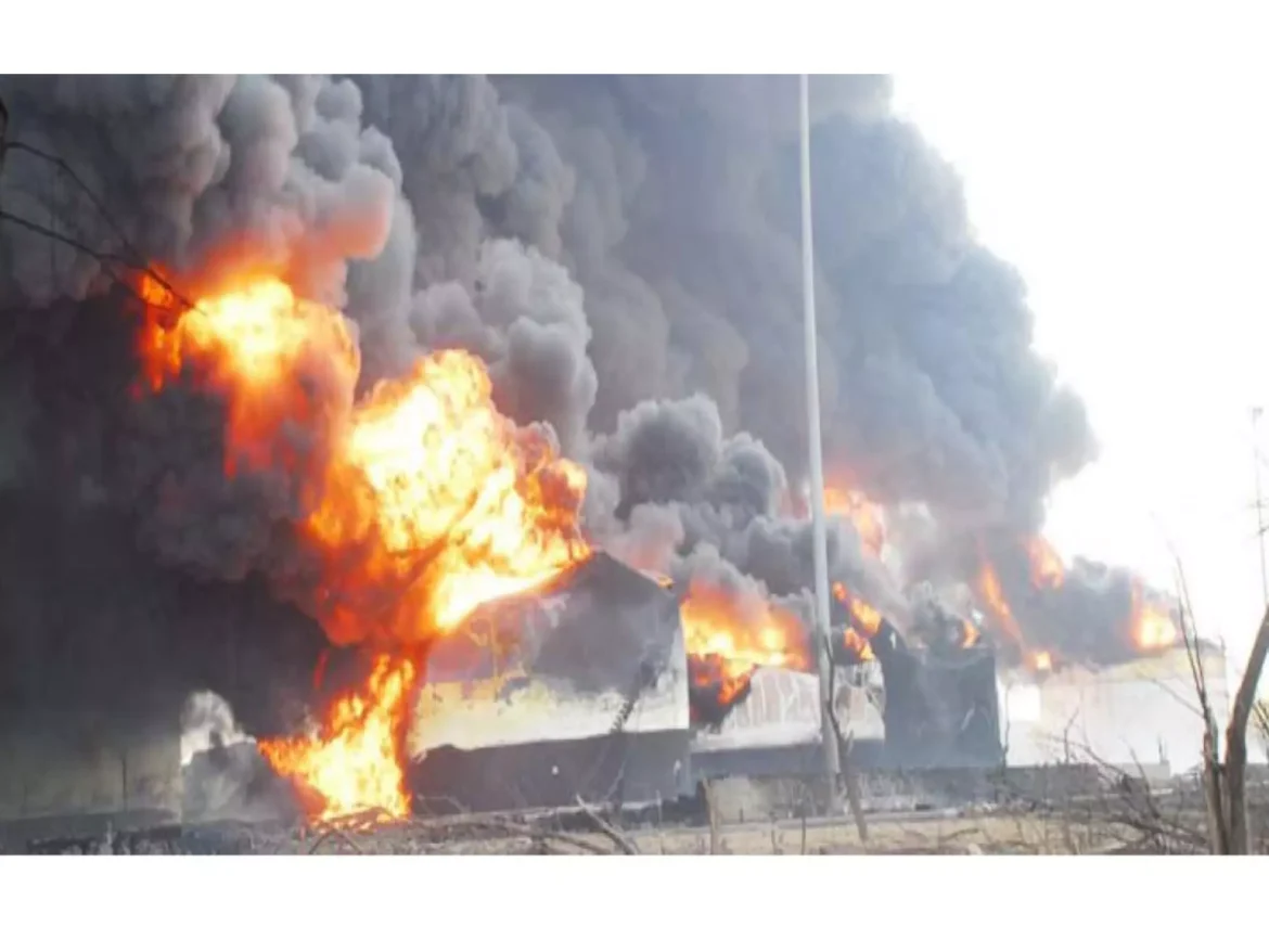 Fire reported in UAE’s oil zone after interception debris falls