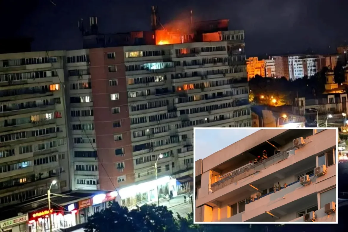 Russian drone hits Romanian apartment building, 2 injured