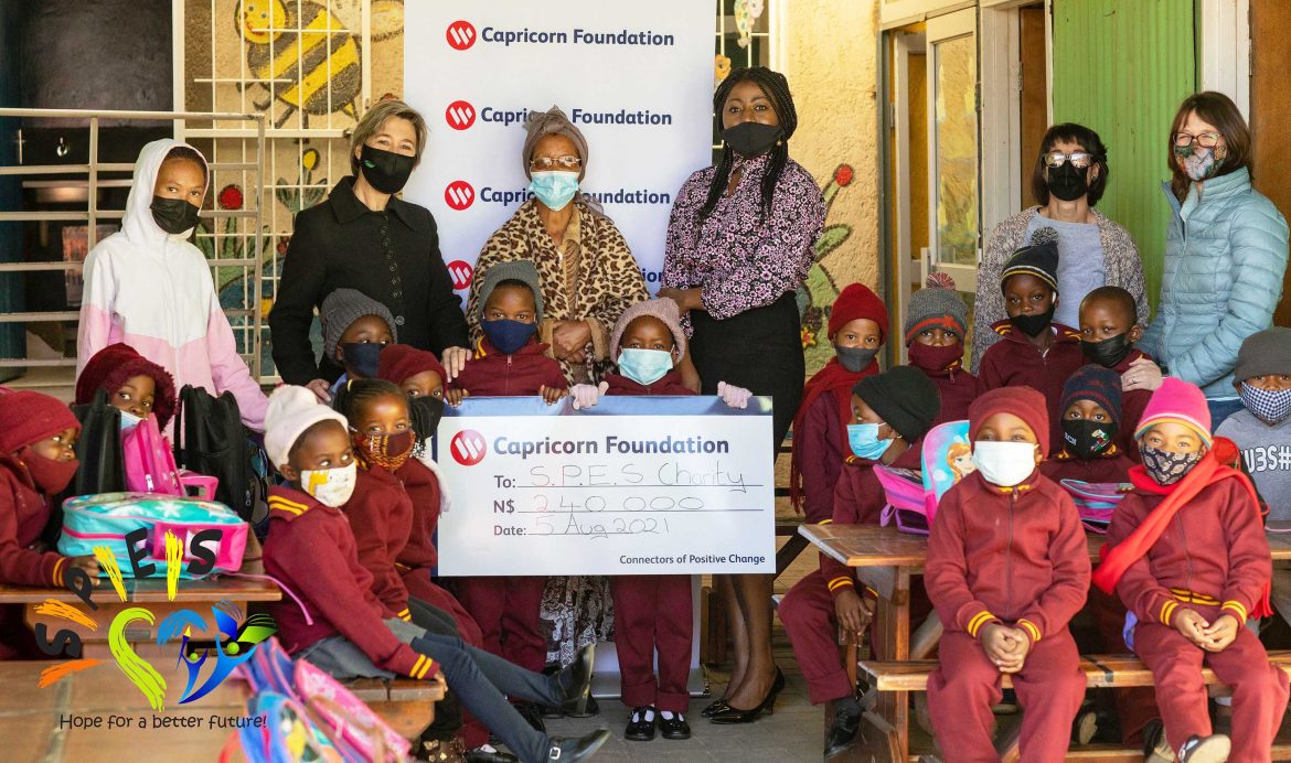 Capricorn Foundation supports pre-schools in informal settlements.
