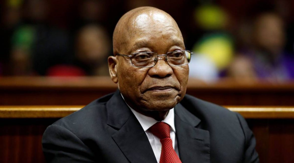 Former South African President Jacob Zuma admitted to hospital