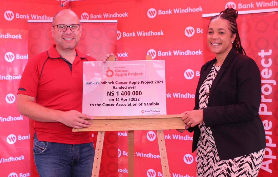 The Bank Windhoek Cancer Apple Project raises N$1,4million