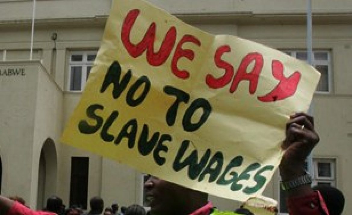 Zimbabwean government health workers go on strike, demanding higher salaries