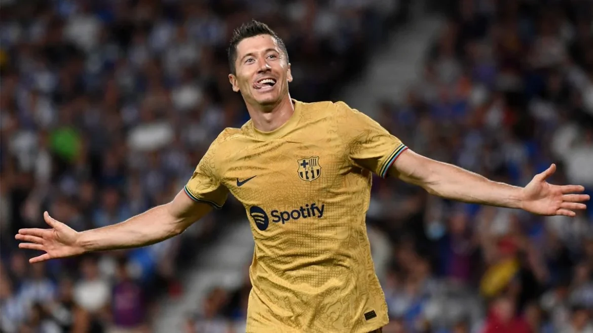 Lewandowski “proud and happy” to score in La Liga