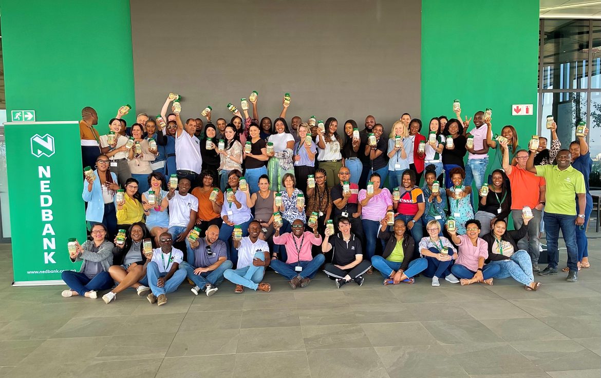 Nedbank Staff Donates Over 1 600 Food Jars to Charity