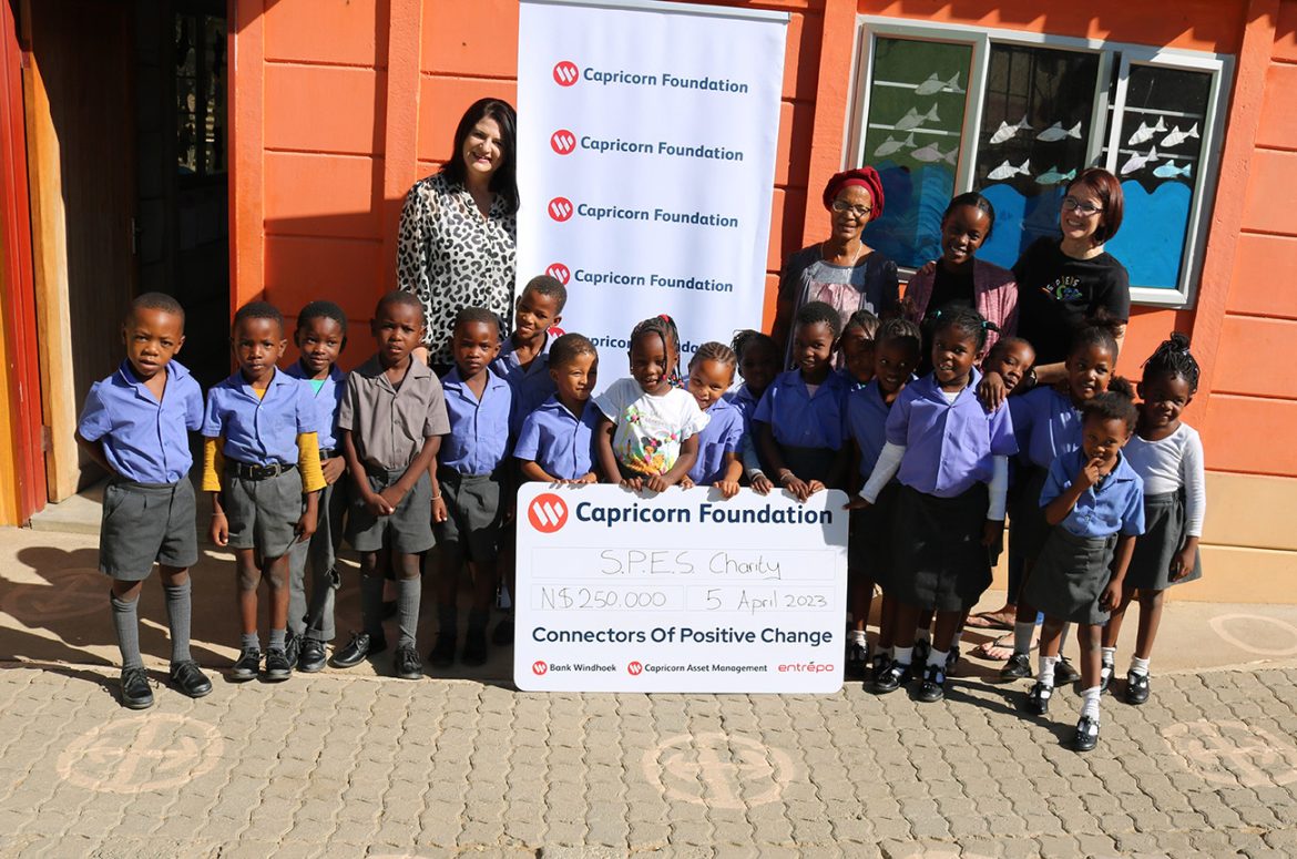 Capricorn Foundation partners with S.P.E.S to support 1100 children in Namibia