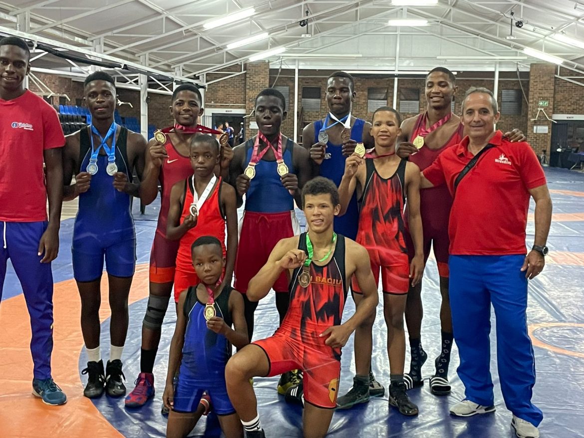 After School Wrestling Club from Grysblok, Katutura Wins Big at Frank Joubert Open