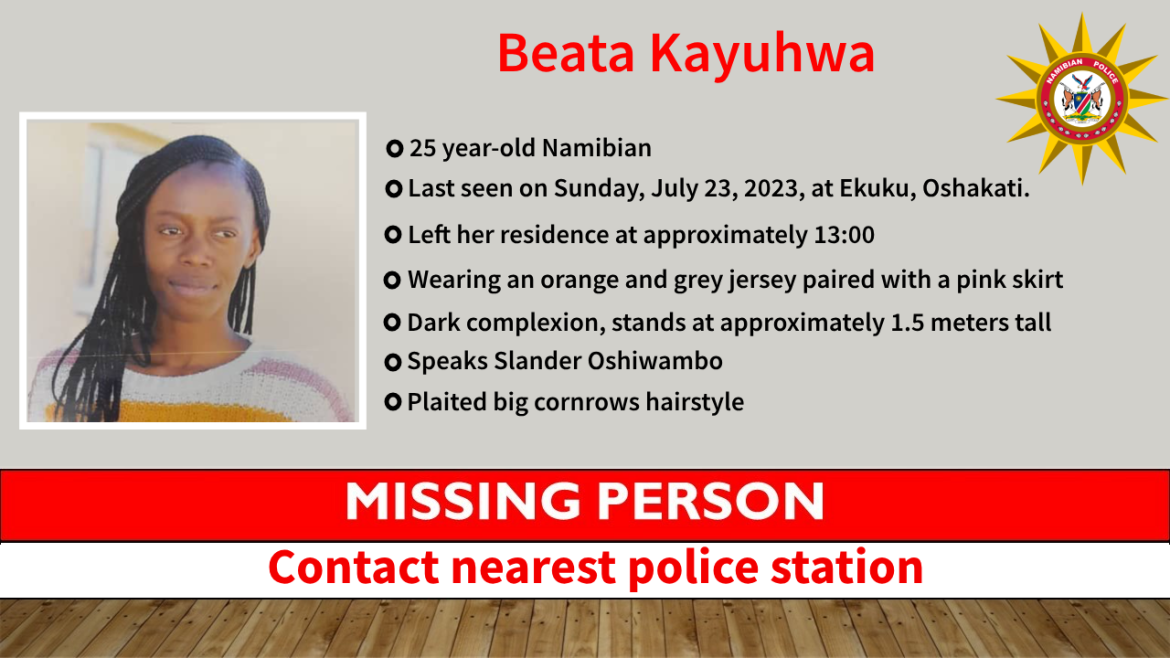 Missing Person Report: Assistance Needed to Locate 25-Year-Old Beata Kayuhwa