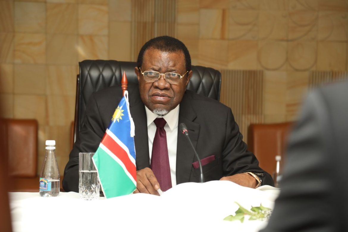 Namibian President Congratulates Mnangagwa on Re-election