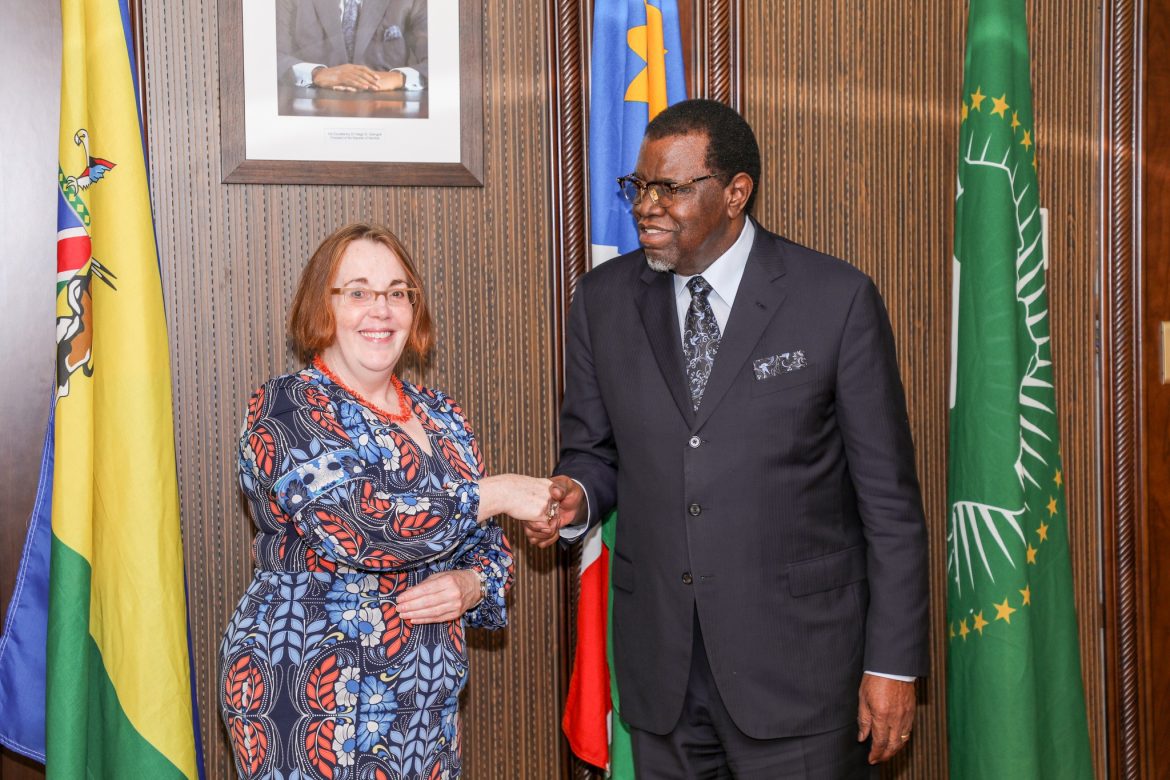 President Dr. Hage G. Geingob Welcomes United States Assistant Secretary of State for African Affairs, Ms. Moly Phee