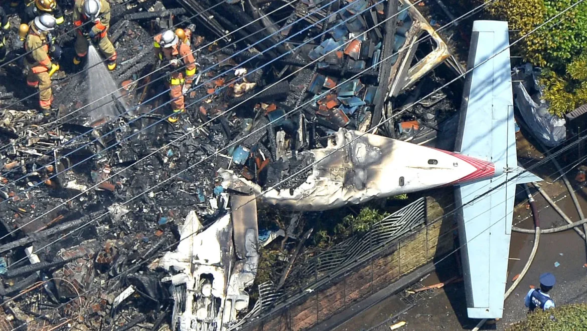 3 killed after small plane crashes in southwestern Japan
