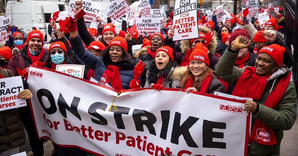 Largest nurses strike in NYC history starts as contract talks stall