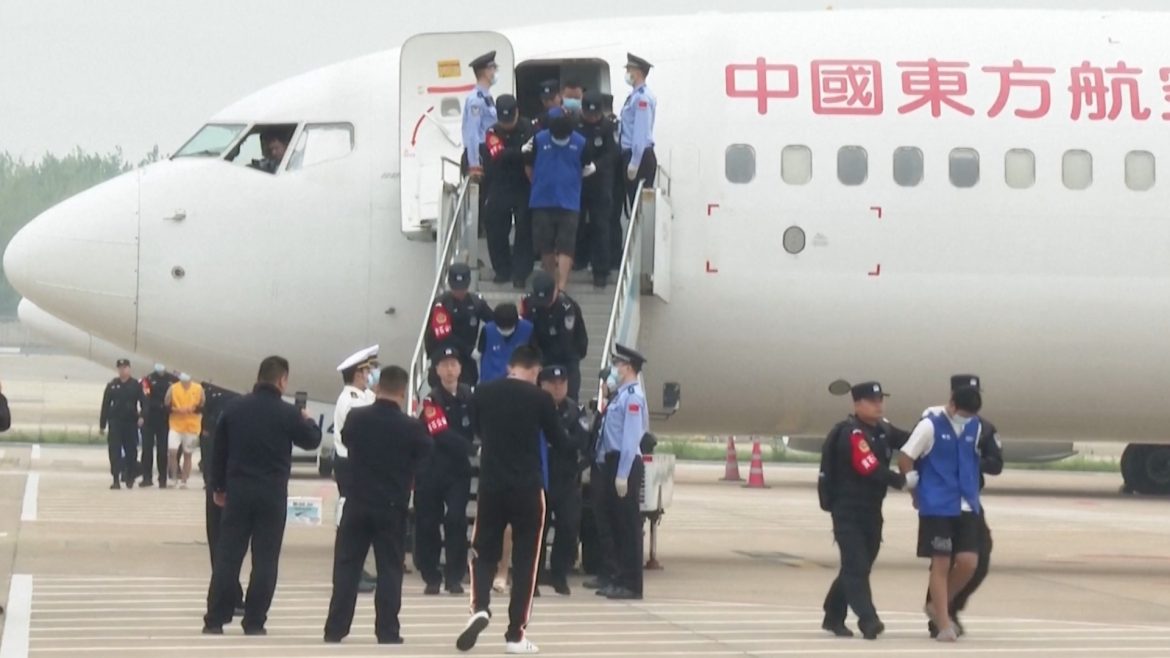 Key suspect in cross-border gambling, fraud syndicate repatriated from Cambodia to China