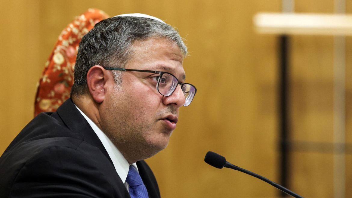 France bans Israeli Minister Ben-Gvir from entering country