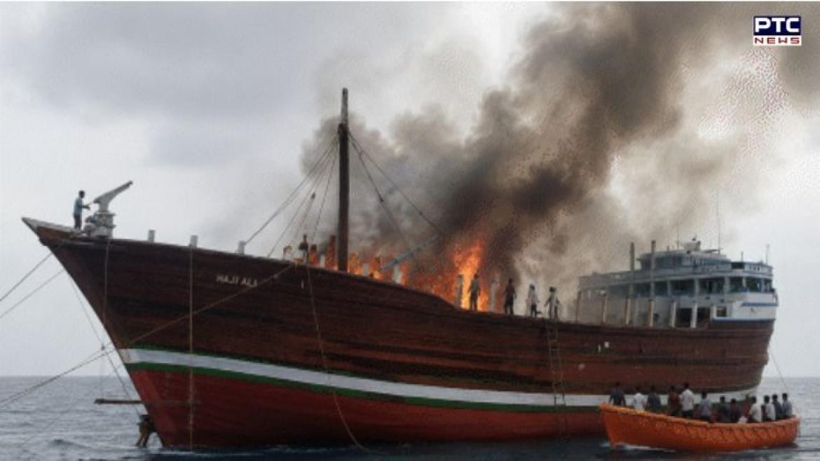 Indian cargo vessel sinks in suspected drone attack off Oman, maritime analyst says